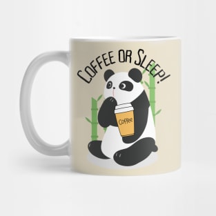 Panda with coffee Mug